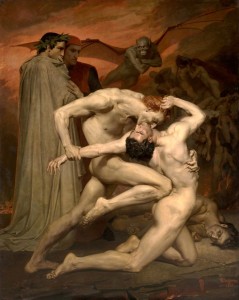 Dante y Virgilio en el infierno, William-Adolphe Bouguereau