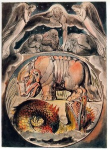 Behemoth and Leviathan, William Blake_473x648