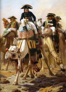 Jean Léon Gérôme El general Bonaparte con su personal militar en Egipto