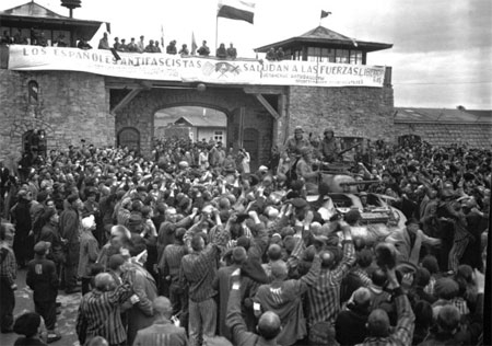 Imagen del campo de concentración de Mauthausen en el momento de su liberación. / USHMM (United States Holocaust Memorial Museum)