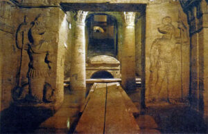 Parte interior de la entrada a la cámara sepulcral / Imagen: Jerrye & Klotz, MD en Wikimedia Commons