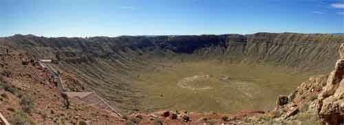 Vista panorámica del Meteor Crater (Cráter Barringer), Arizona. Imagen de Mariordo (Mario Roberto Duran Ortiz)