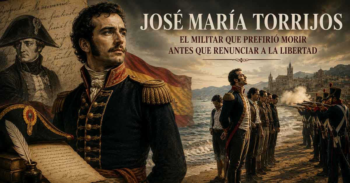 José María Torrijos: el militar que prefirió morir antes que renunciar a la libertad