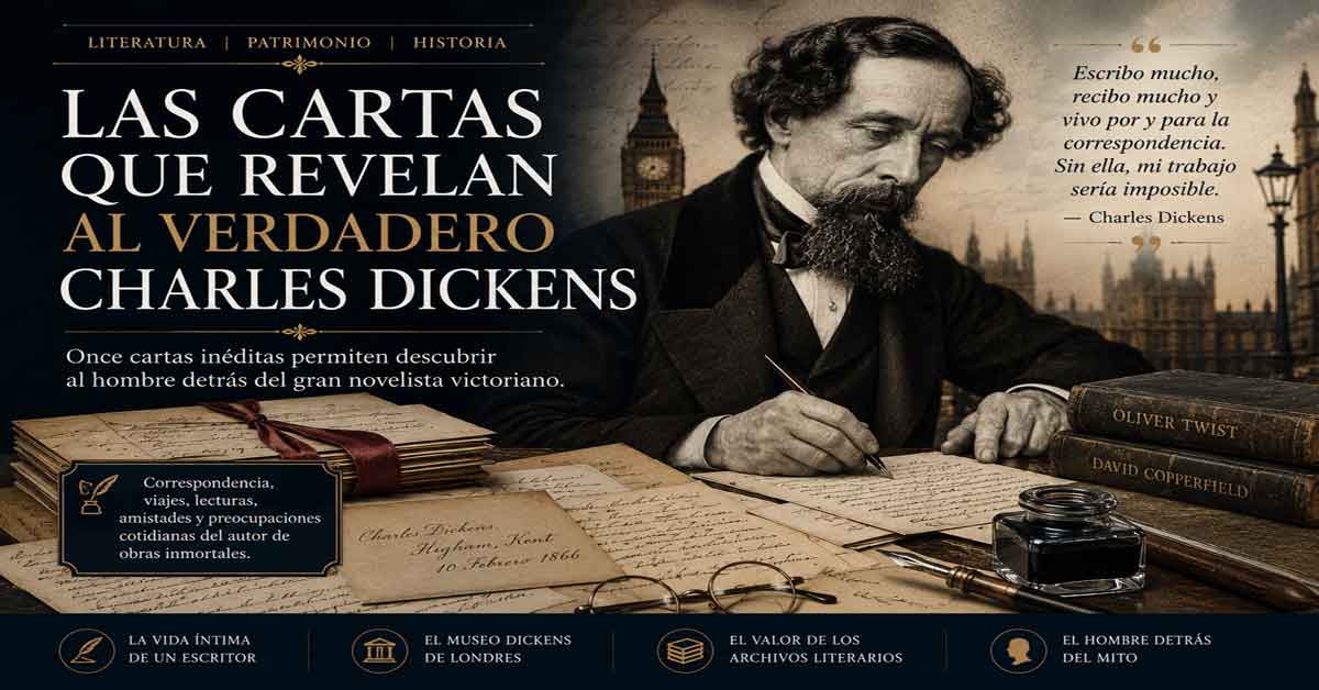 Las cartas inéditas de Charles Dickens que muestran al hombre detrás del escritor