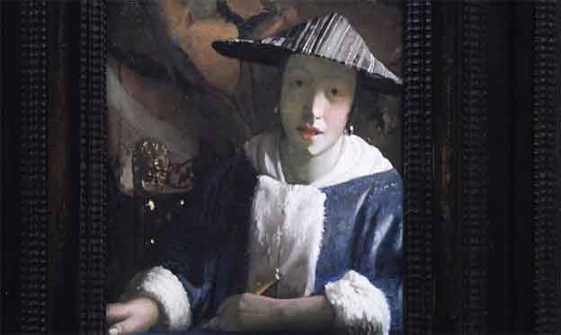 Descubren que el famoso cuadro ‘Muchacha con flauta’ no es de Vermeer