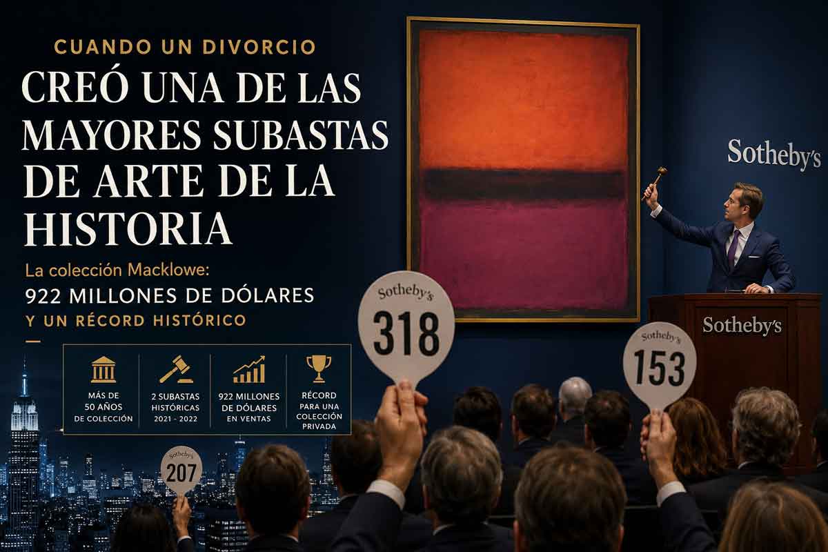 Cuando un divorcio terminó creando una de las mayores subastas de arte de la historia