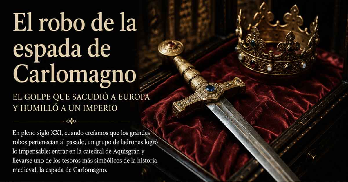 El robo de la espada de Carlomagno: el golpe que sacudió el corazón de Europa
