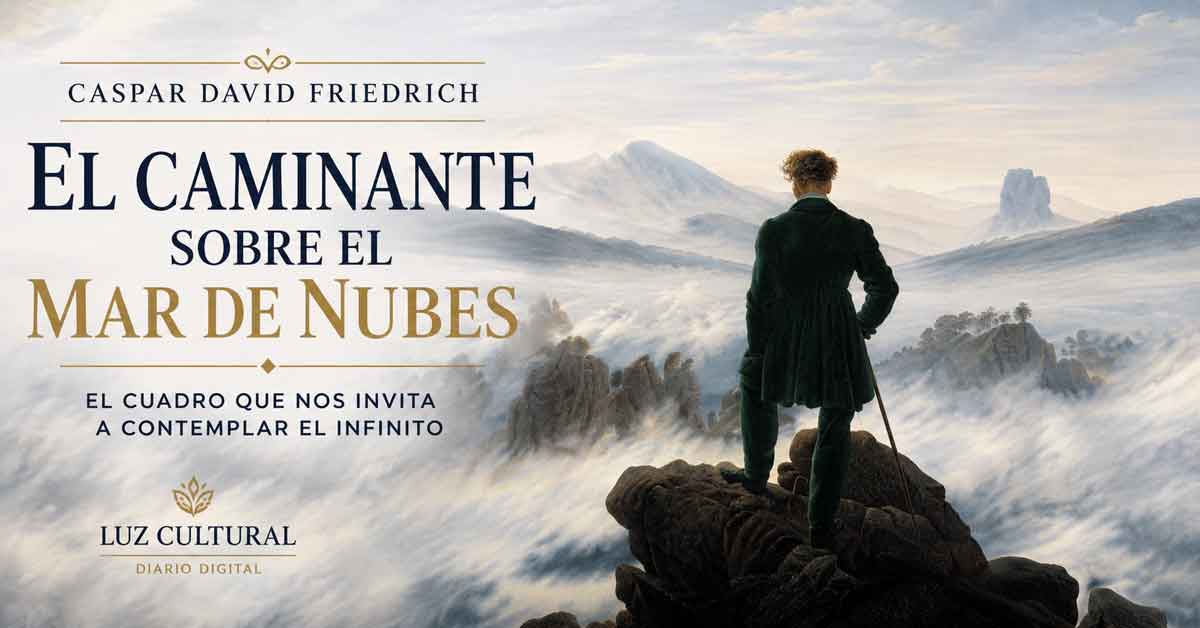 El caminante sobre el mar de nubes: el cuadro que nos invita a contemplar el infinito
