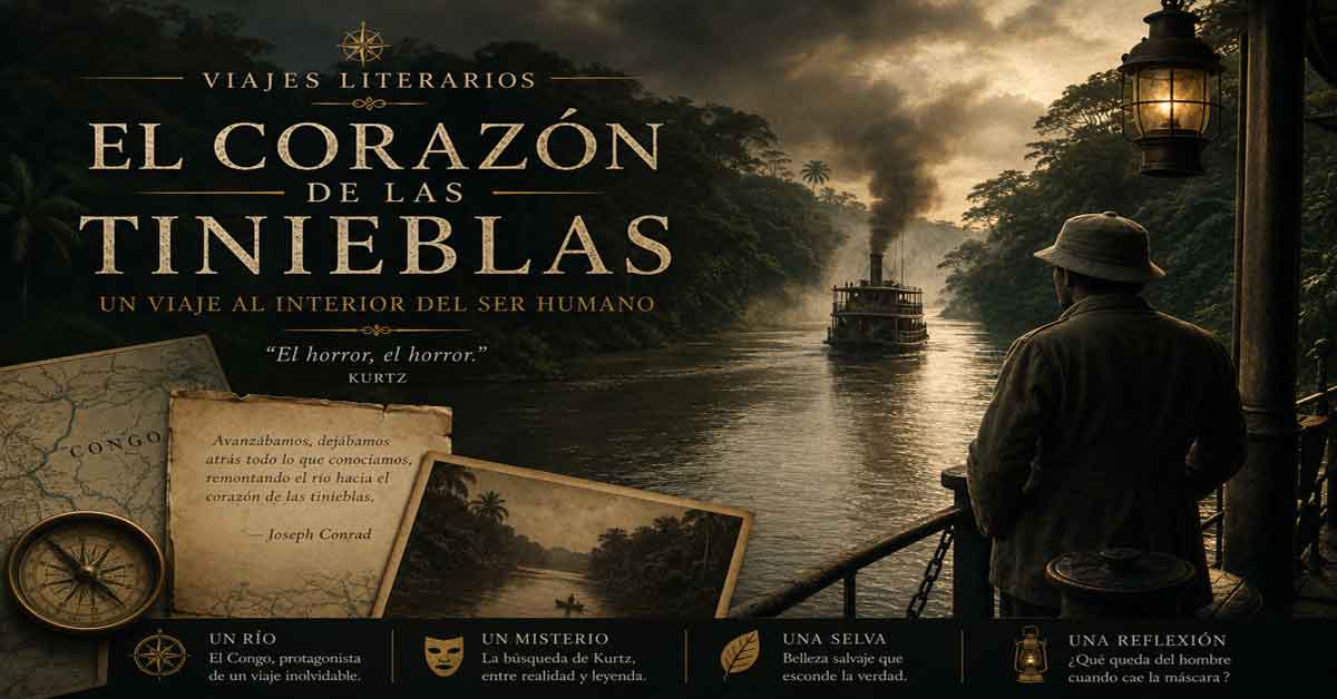 Viajes literarios | El corazón de las tinieblas: remontando el río hacia la oscuridad del alma