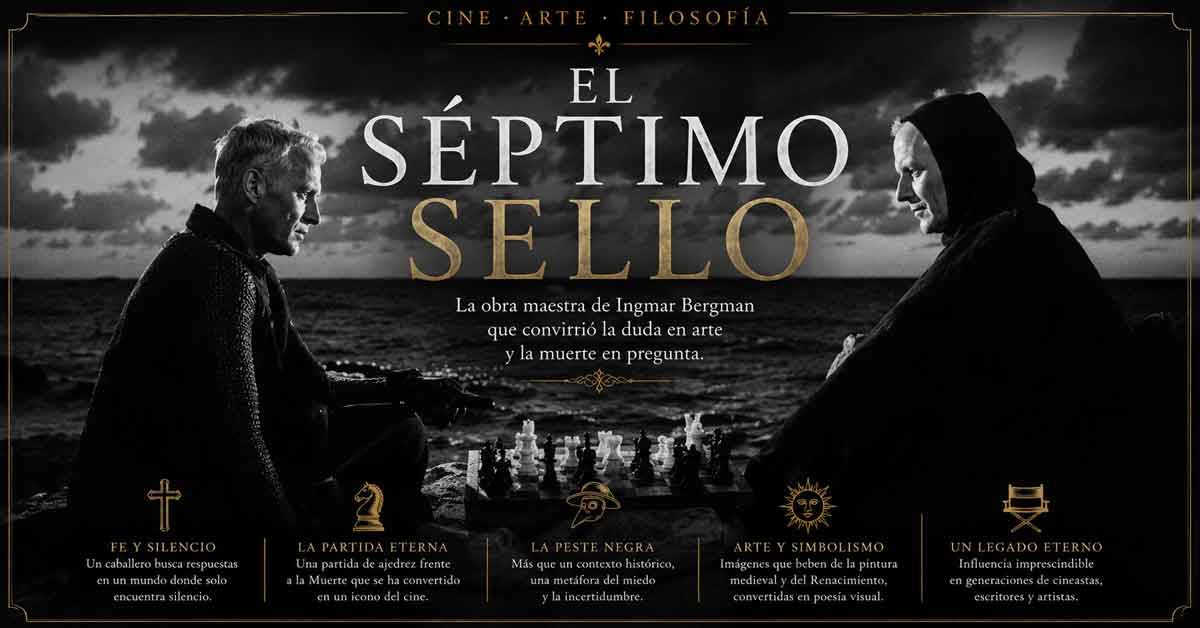 El séptimo sello: la partida de ajedrez que cambió la historia del cine