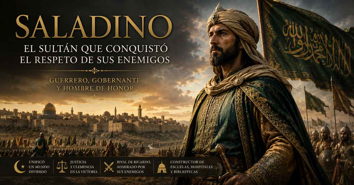 Saladino: el sultán que conquistó el respeto de sus enemigos