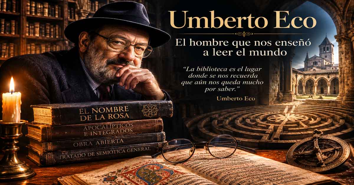 Umberto Eco: el hombre que nos enseñó a leer el mundo