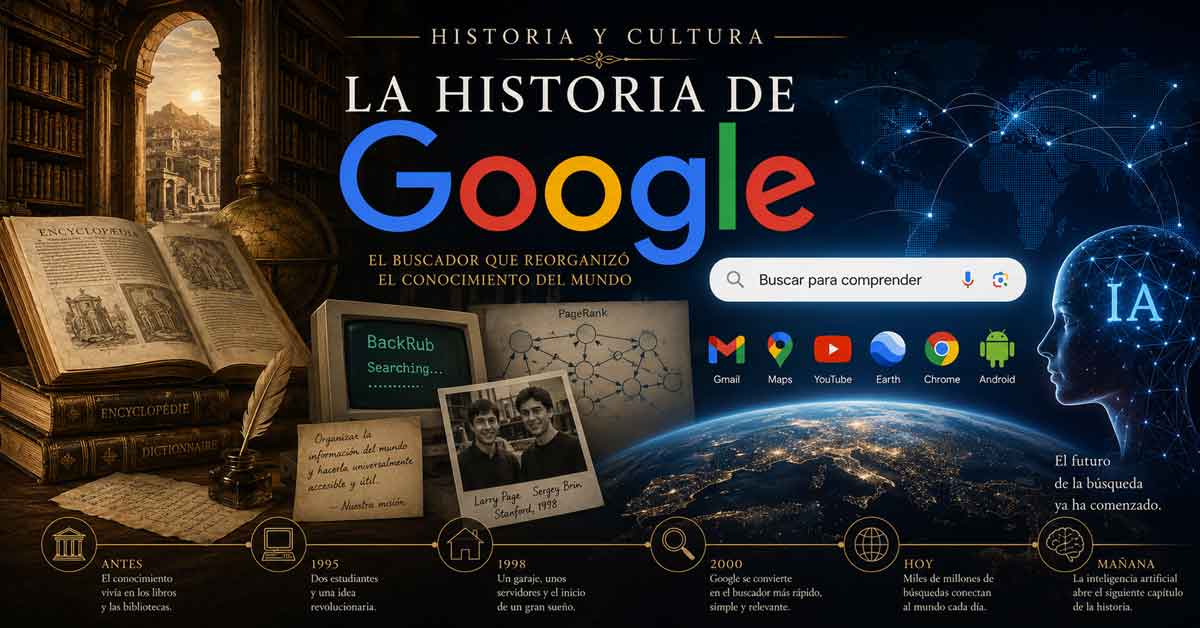 La historia de Google: el buscador que reorganizó el conocimiento del mundo