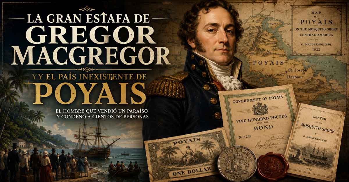 La gran estafa de Gregor MacGregor: el país inexistente de Poyais que engañó a Europa