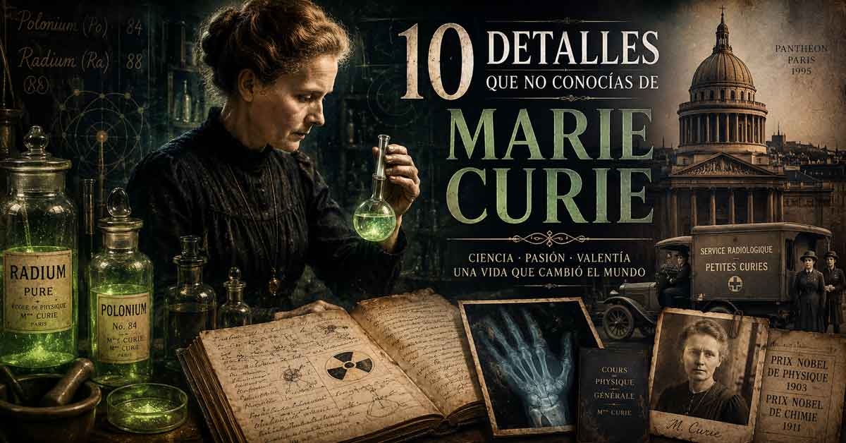 10 detalles que quizá no conocías de Marie Curie
