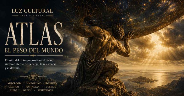 Atlas y el peso del mundo: el mito del hombre que sostiene el cielo
