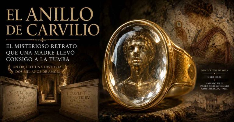 El anillo de Carvilio: el misterioso retrato que una madre llevó consigo a la tumba