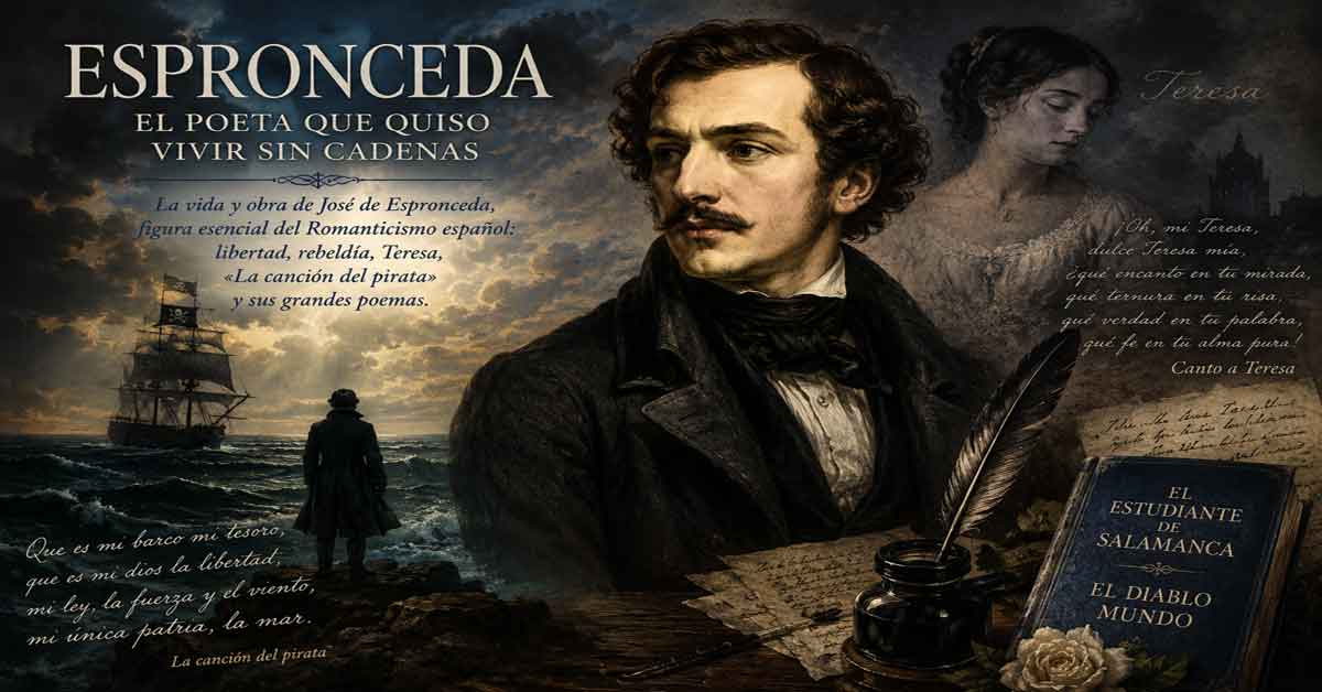Espronceda: el poeta rebelde que convirtió la libertad en literatura