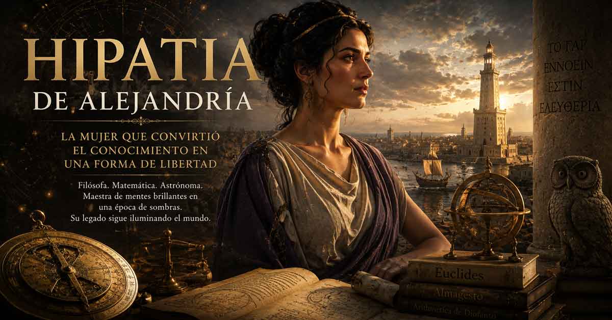 Hipatia de Alejandría: la mujer que convirtió el conocimiento en una forma de libertad