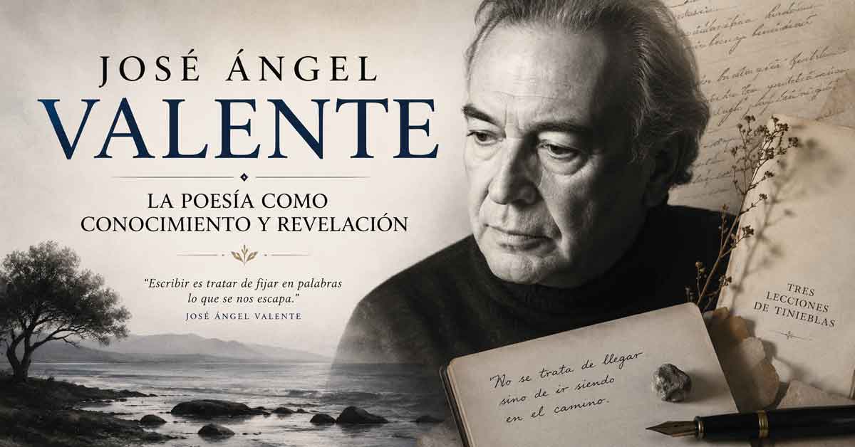 José Ángel Valente: la poesía como conocimiento y revelación