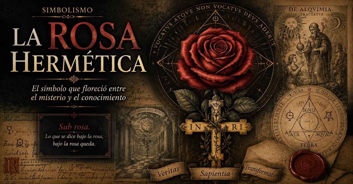 La rosa hermética: el símbolo que floreció entre el misterio y el conocimiento
