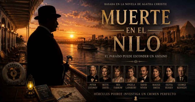 Muerte en el Nilo: cuando Agatha Christie convirtió el paraíso en una trampa