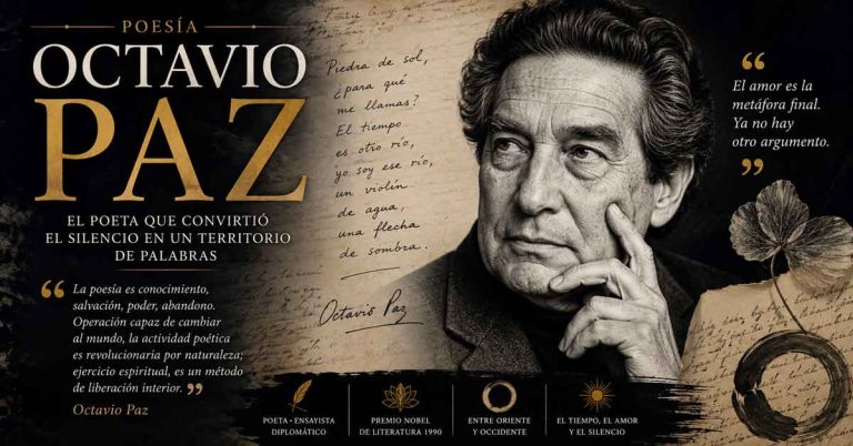 Octavio Paz: el poeta que convirtió el silencio en un territorio de palabras
