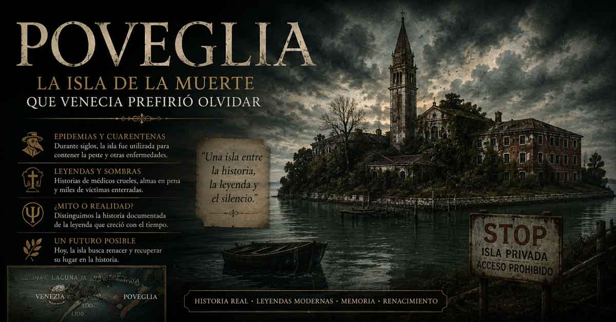 Poveglia: la isla de la muerte que Venecia prefirió olvidar