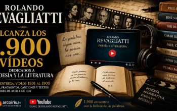Rolando Revagliatti alcanza los 1.900 vídeos dedicados a la poesía y la literatura