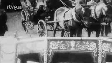 El bálsamo de Fierabrás: Cervantes y la España del 98 4 Fotograma del documento fílmico del centenario del Quijote conservado en la Filmoteca Nacional de RTVE. 1905.