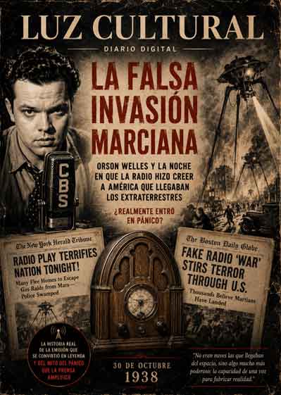 Orson Welles y la falsa invasión marciana: ¿realmente entró América en pánico?