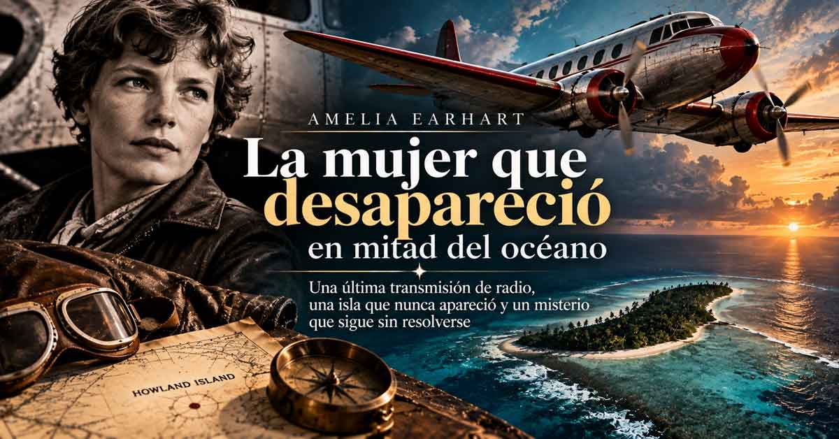 Amelia Earhart: la mujer que desapareció en mitad del océano