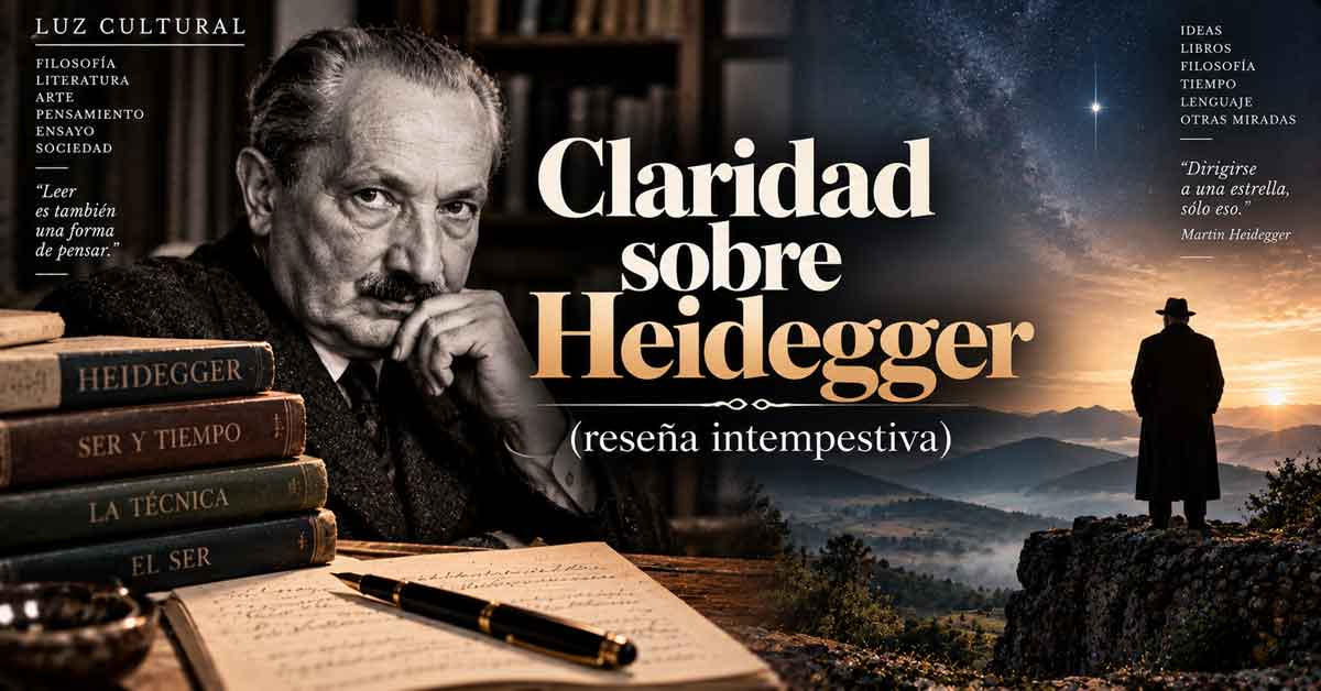 Claridad sobre Heidegger (reseña intempestiva)