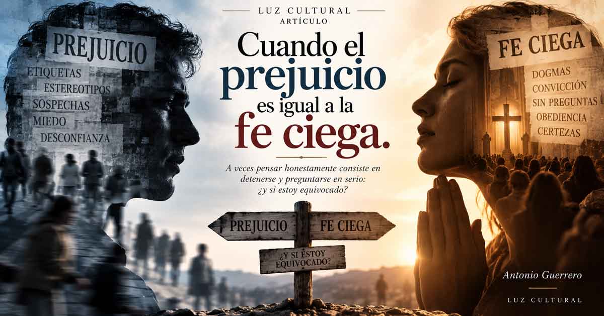Cuando el prejuicio es igual a la fe ciega
