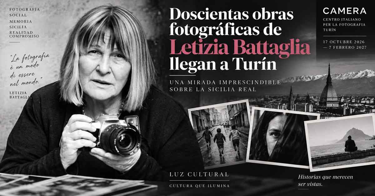 Doscientas obras fotográficas de Letizia Battaglia llegan a Turín