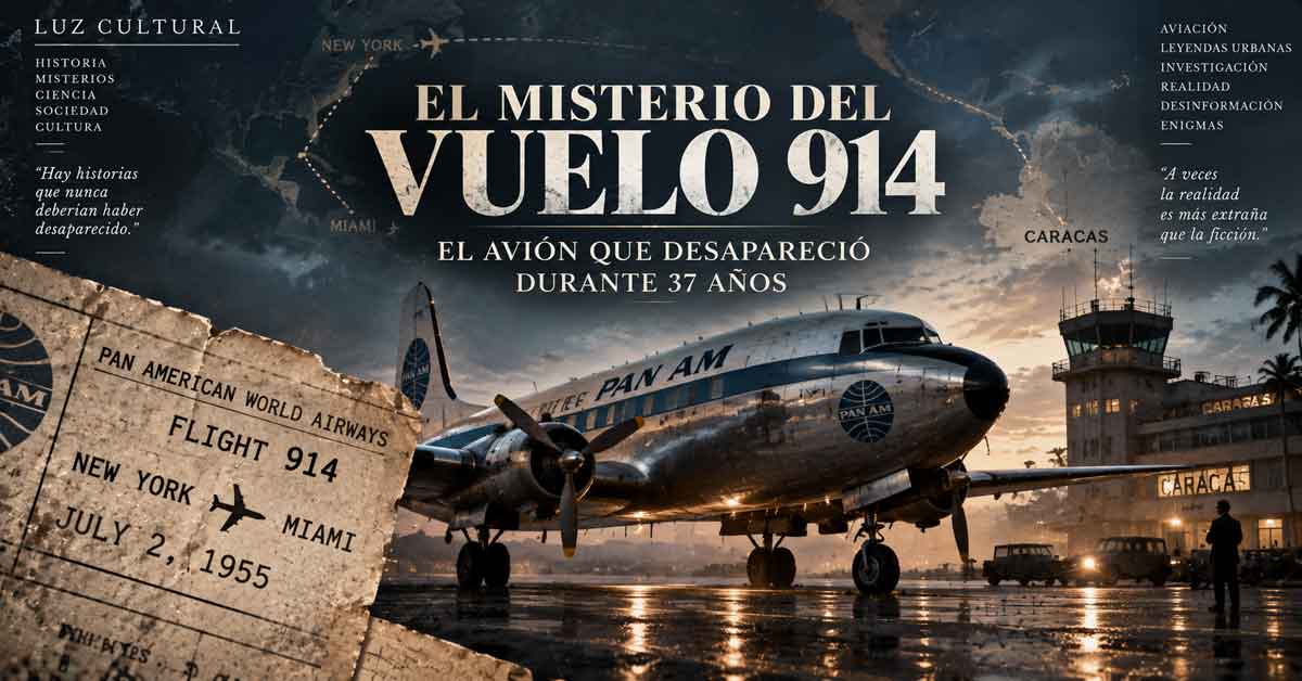 El misterio del vuelo 914: el avión que desapareció durante 37 años