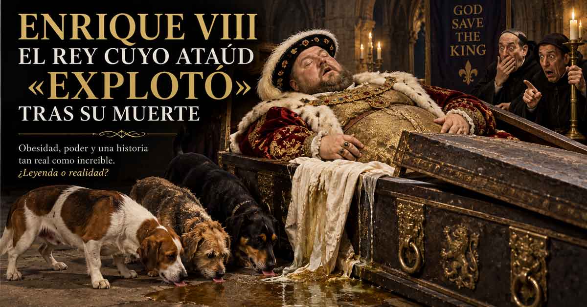 Enrique VIII: el rey cuyo ataúd «explotó» tras su muerte