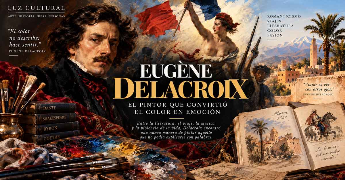 Eugène Delacroix: el pintor que convirtió el color en emoción