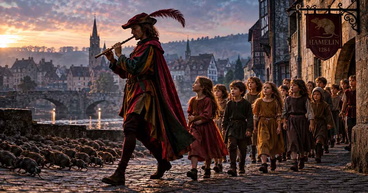 El flautista de Hamelín: la música que se llevó a los niños