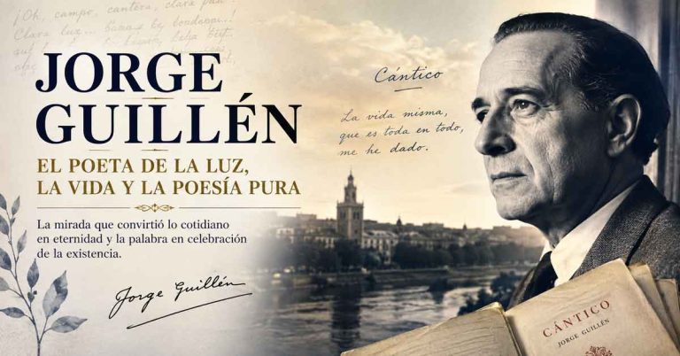 Jorge Guillén: el poeta de la luz, la vida y la poesía pura