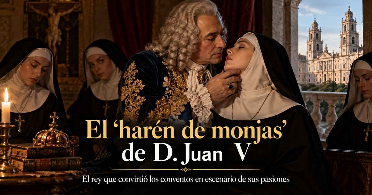 El “harén de monjas” de D. Juan V: el rey que convirtió los conventos en escenario de sus pasiones