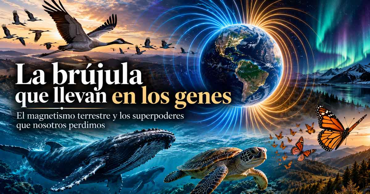 La brújula que llevan en los genes