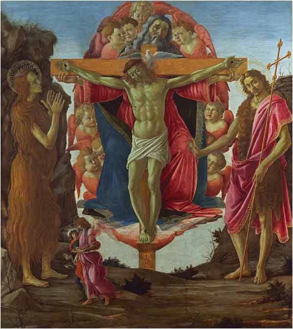 Botticelli, una firma oculta en el Gólgota: nueva investigación sobre el retablo de la trinidad