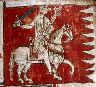 Pendón primitivo de la Orden de Santiago