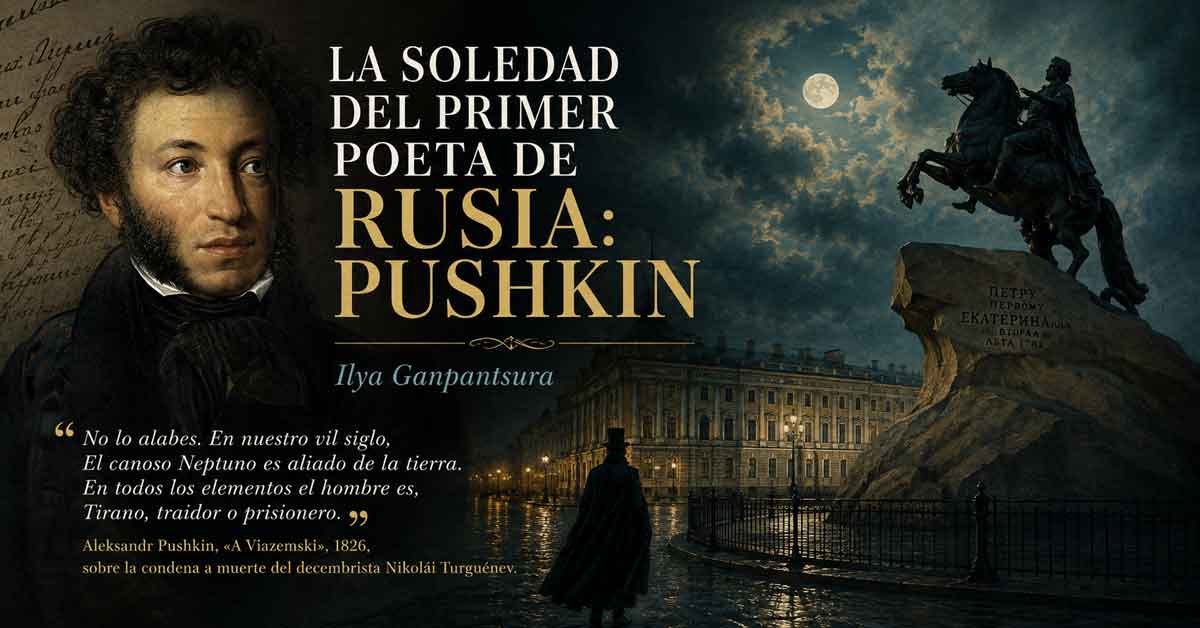La soledad del primer poeta de Rusia: Pushkin