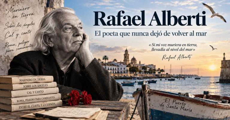 Rafael Alberti, el poeta que nunca dejó de volver al mar