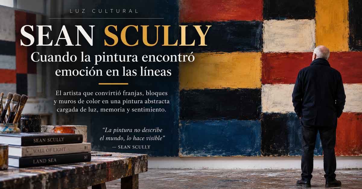 Sean Scully: cuando la pintura encontró emoción en las líneas