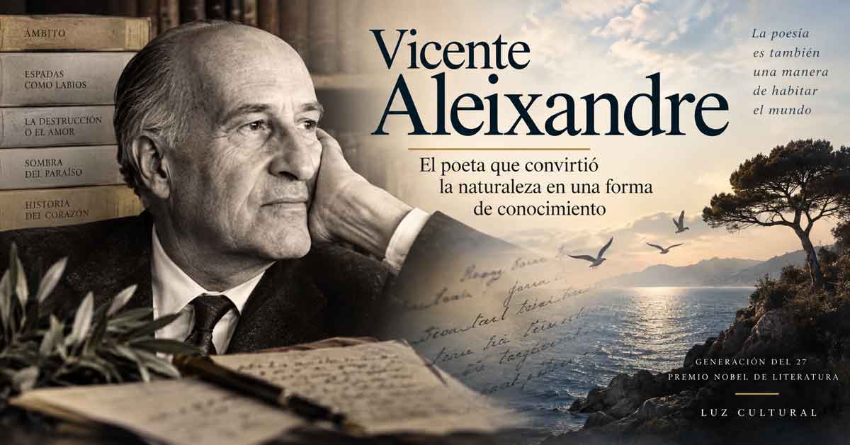 Vicente Aleixandre: el poeta que convirtió la naturaleza en conocimiento