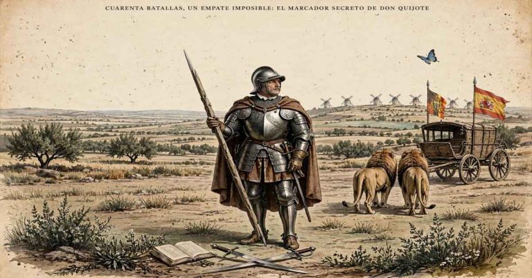 Cuarenta batallas, un empate imposible: el marcador secreto de don Quijote 6 Cuarenta batallas, un empate imposible: el marcador secreto de don Quijote