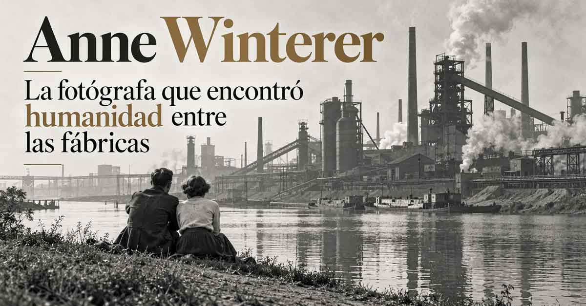 Anne Winterer: la fotógrafa que encontró humanidad entre las fábricas